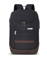 Unisex Brown Work Solid Laptop Backpack