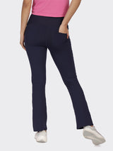 Women's Blue Solid Sports High Rise Pant - Tall
