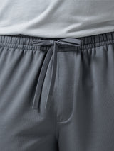 Men's Blue Casual Regular Fit Solid Trackpant