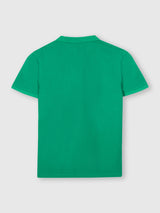 Mens Green Casual Slim Fit Solid Half Sleeves Tshirt