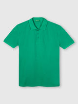 Mens Green Casual Slim Fit Solid Half Sleeves Tshirt