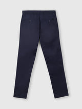 Mens Black Casual Slim Fit Solid Chinos