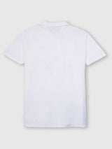 Mens White Casual Slim Fit Solid Half Sleeves Tshirt