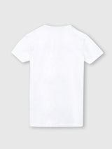 Mens White Casual Slim Fit Solid Half Sleeves Tshirt