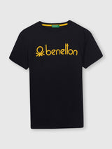 Mens Black Casual Slim Fit Solid Half Sleeves Tshirt