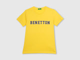 Boys Yellow Casual Regular Fit Solid Half Sleeves Tshirt