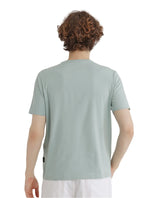 Men's Blue Casual Regular Fit Printed Half Sleeves Tshirt