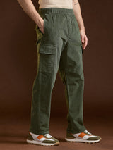 Men's Casual Regular Fit Solid Trouser