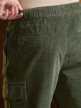 Men's Casual Regular Fit Solid Trouser