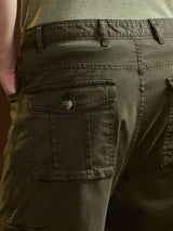 Men's Casual Straight Fit Solid Trouser