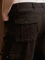 Men's Casual Straight Fit Solid Trouser