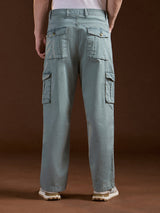 Men's Casual Straight Fit Solid Trouser