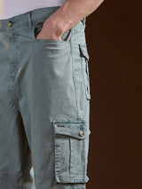 Men's Casual Straight Fit Solid Trouser