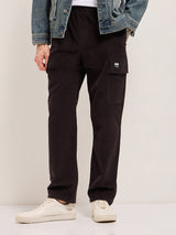 Men's Grey Casual Regular Fit Solid Trouser