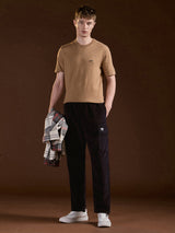 Men's Blue Casual Regular Fit Solid Trouser
