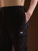 Men's Blue Casual Regular Fit Solid Trouser