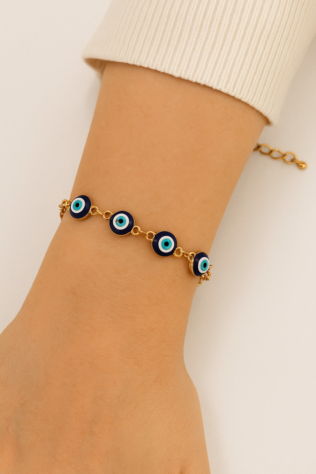Women's Gold Casual Evil Eye Bracelets