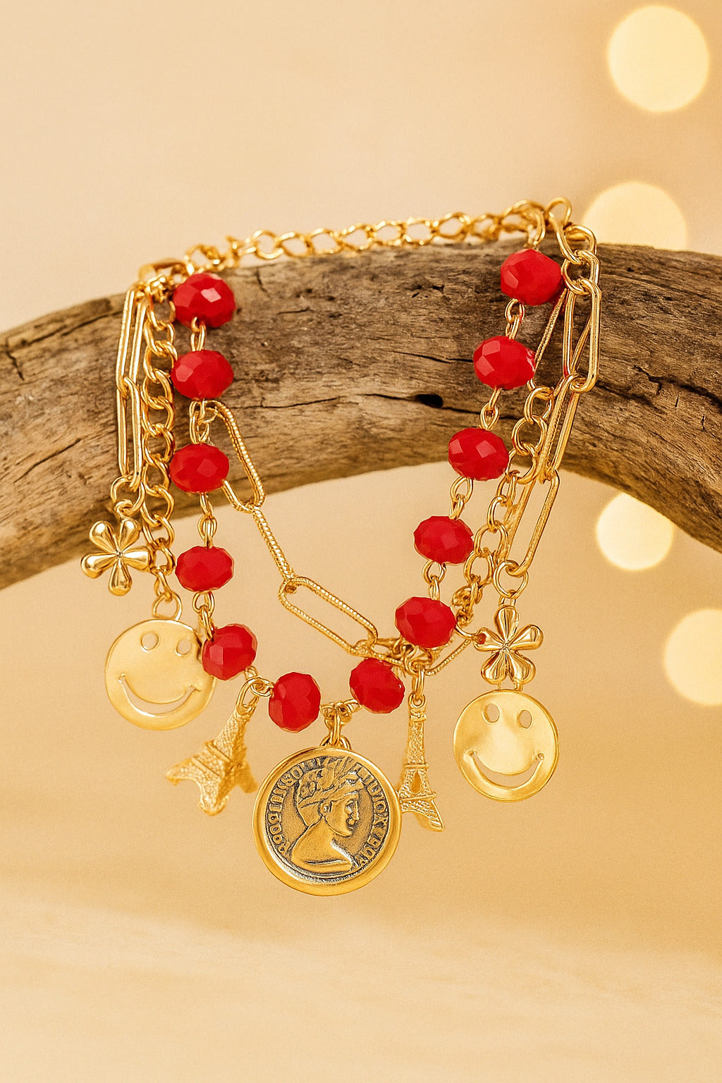 Women's Maroon Casual Bracelets