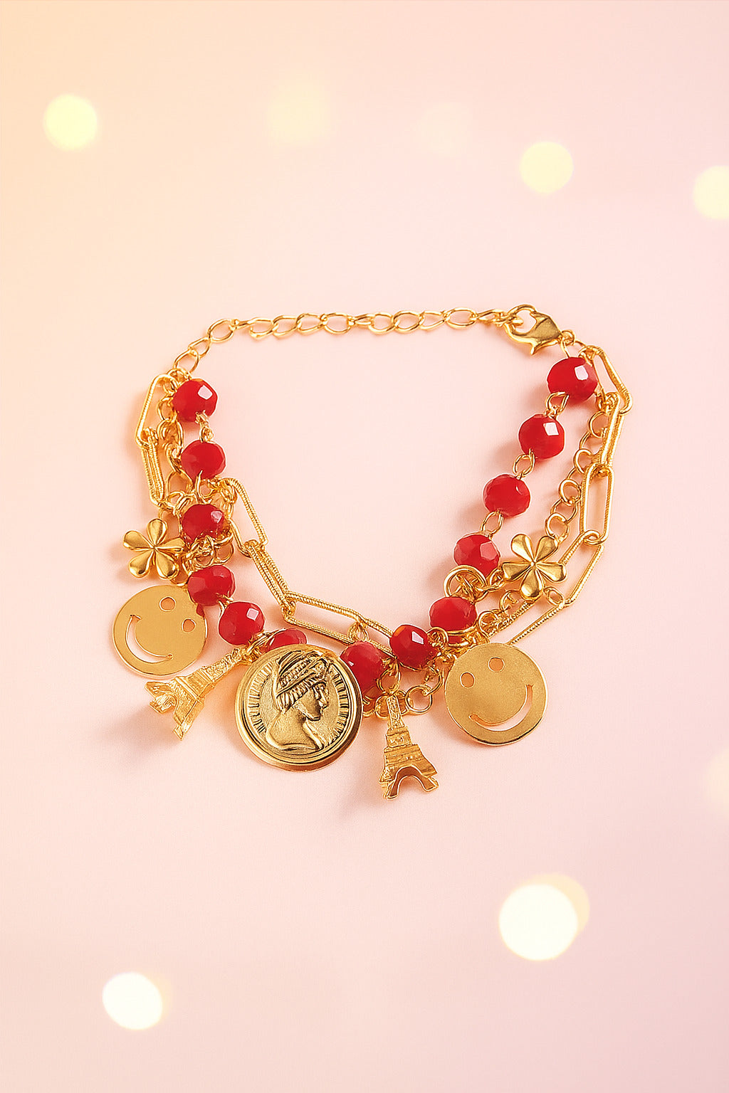 Women's Maroon Casual Bracelets