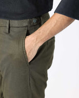 Men's Green Casual Regular Fit Solid Trouser