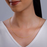 Women's Golden Mystic Moonbeam Link Chain