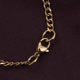 Men's Gold Plated Cuban Chain Waterproof & Anti-Tarnish