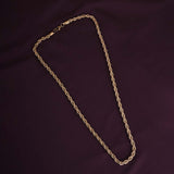 Men's Gold Plated Chain Waterproof & Anti-Tarnish