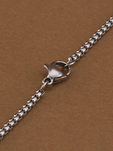 Men's Silver Plated Shadow Octane Necklace Waterproof & Anti-Tarnish