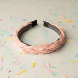 Women's Peach Casual Plastic Hair Band