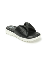 Women's Bow Detail Comfort Slide Sandals