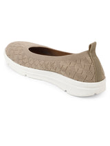 Women's Textured Knit Comfort Ballet Flats