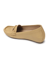 Women's Textured Slip-On Wedge Loafers with Buckle