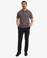 Men's Grey Casual Regular Fit Solid Half Sleeves Polo Tshirt
