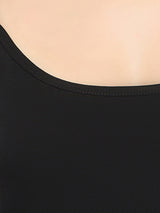 Women's Black Basic Cotton Camisole