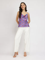 Women's Pink Casual Regular Fit Sleeveless Camisole