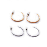 Women's Gold Casual Earrings - Set Of 12