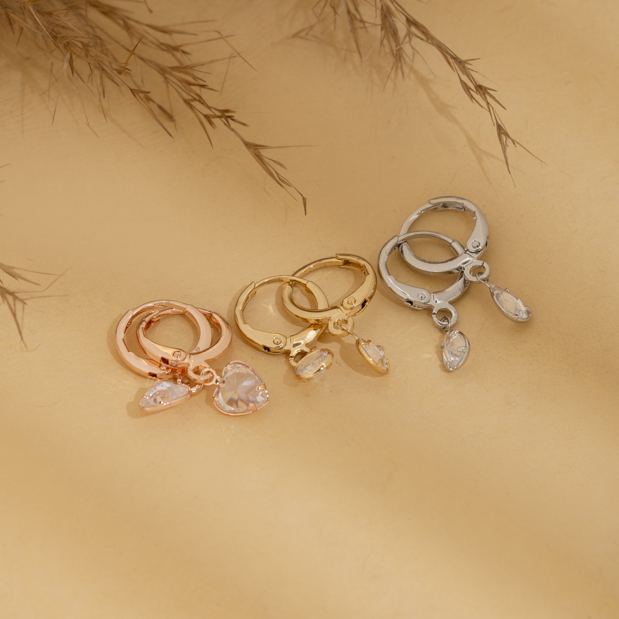 Women's Multi Casual Earrings - Set of 3