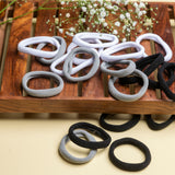 Women's Multicolor Casual Elastic Rubber Band - 20 Pcs