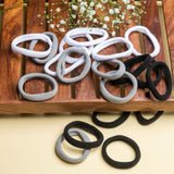 Women's Multicolor Casual Elastic Rubber Band - 20 Pcs