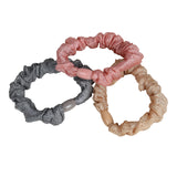 Women's Multicolor Casual Elastic Ponytail Holder Rubber Band - 6 Pcs