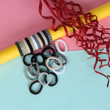 Women's Multicolor Casual Elastic Rubber Band - 27 Pcs