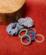 Women's Multicolor Casual Elastic Rubber Band - 7 Pcs