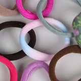 Women's Multicolor Casual Elastic Anti Hair Breakage Rubber Band - 26 Pcs