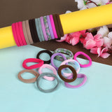 Women's Multicolor Casual Elastic Anti Hair Breakage Rubber Band - 26 Pcs