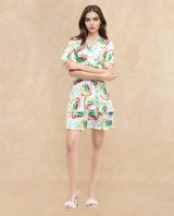 Women's Multicolor Casual Half Sleeves Dress