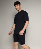 Men's Onyx Black Oversized Co-Ord Set