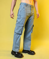 Men's Light Blue Utility Cargo
