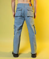 Men's Light Blue Utility Cargo