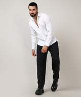 Men's Chalk White Twisted Crease Shirt