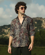 Men's Multicolour Regal Foliage Shirt
